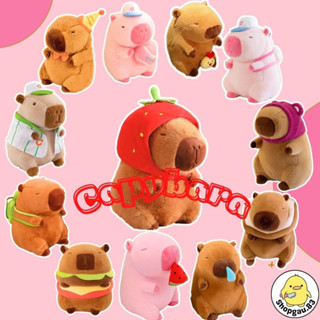 Capybara chảy nước mũi màu hồng, Gấu bông Capybara mini mũi rút chậm siêu đáng yêu shopgau.83
