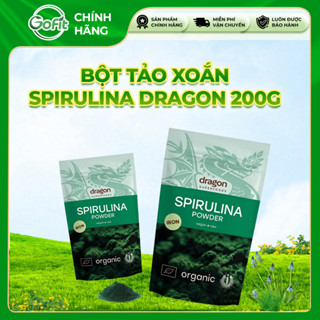 Bột Tảo Xoắn Spirulina Hữu Cơ Dragon Superfoods 200gr