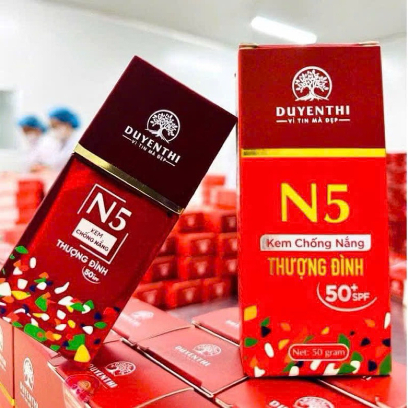 Kem Chống Nắng N5 Thượng Đình Bách Y Sâm Duyên Thị Mẫu Mới
