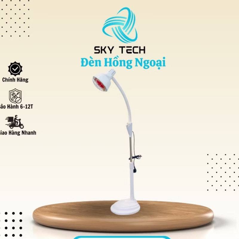 Đèn Hồng Ngoại 275W Chiếu Sáng Dùng Để Sưởi Ấm, Trị Liệu Xương Khớp, Giảm Béo