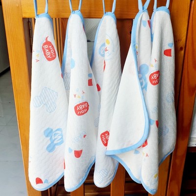 3 khăn bông điều hòa lau mặt trẻ em Vietmat siêu mềm mịn, thoáng mát, kháng khuẩn, hút nước mạnh