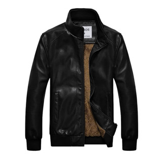 Áo khoác da lót lông siêu ấm LADOS - 1105 Chất da thái, không bong, tróc