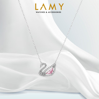 Dây chuyền thiên nga LAMY Crystal Swan Necklace Silver 6042