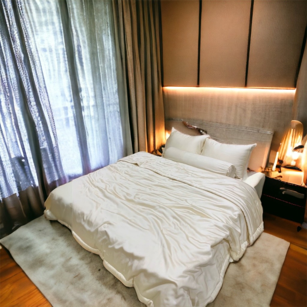 [Tencel 60s] BỘ CHĂN GA GỐI 5 MÓN 100% TENCEL 60s Đơn Sắc, Sang Trọng, Mềm Mịn, thoáng mát, an toàn,