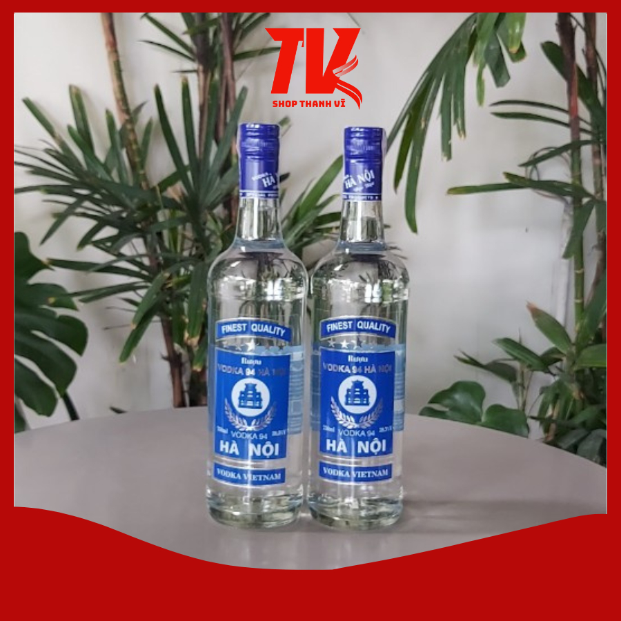 Vodka Hà Nội 300ml - 750ml " MUA 2 CHAI TẶNG 1 LY THUỶ TINH"
