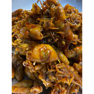  200g KHÔ MỰC RIM ỚT TỎI LÝ SƠN nhà làm thơm ngon mực xé sợi được 