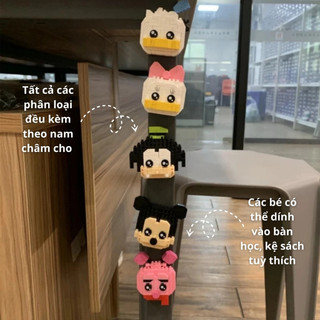 Bộ Mô Hình Lắp Ráp Lego mini 3D Hoạt Hình Đáng Yêu Đồ Chơi Xếp Hình Cho Bé