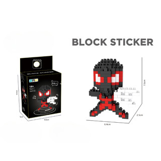 Bộ Mô Hình Lắp Ráp Lego mini 3D Hoạt Hình Đáng Yêu Đồ Chơi Xếp Hình Cho Bé