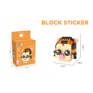 Bộ Mô Hình Lắp Ráp Lego mini 3D Hoạt Hình Đáng Yêu Đồ Chơi Xếp Hình Cho Bé
