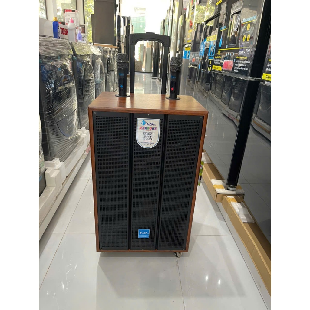 Loa Kéo AZ-85 VIP Bas 40 màu vân gỗ