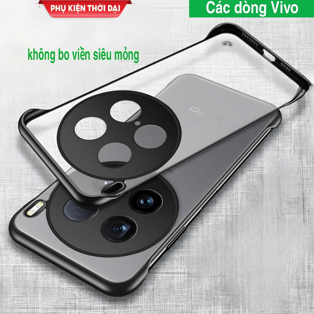 Ốp lưng Vivo X200 Pro / X200 Pro Mini / X200 Ultra / X300 Pro / X300 Ultra nhám mờ siêu mỏng ôm máy 
