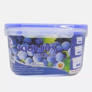 [Choice] Bộ 3 Hộp Nhựa Việt Nhật LS1-0144-121 Đựng Thực Phẩm Dùng Được Cho Lò Vi Sóng