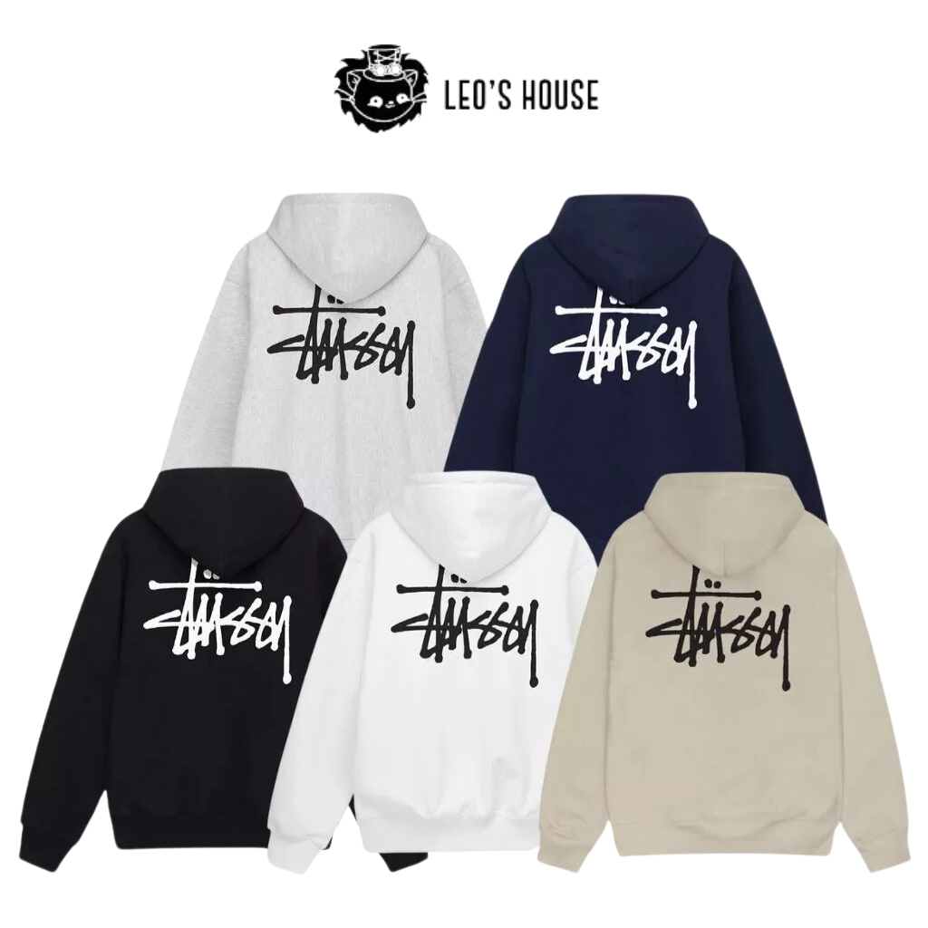 Áo Hoodie Stussy Hoodie UNISEX form rộng Cao Cấp, Chất Liệu Nỉ Bông Dày Dặn, Hình ảnh thật, Đường Ma