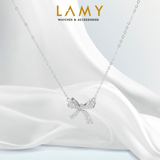 Dây chuyền nữ LAMY Bow Necklace Silver 6019