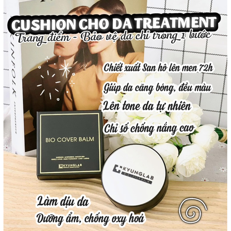 Cushion cho da treatment Biocover Balm Kyunglab chính hãng