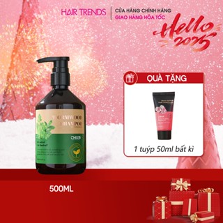 Dầu gội dược liệu nhân sâm ngải cứu CHIKO ngừa gàu giúp tóc mềm mượt bồng bềnh 50ml 500ml