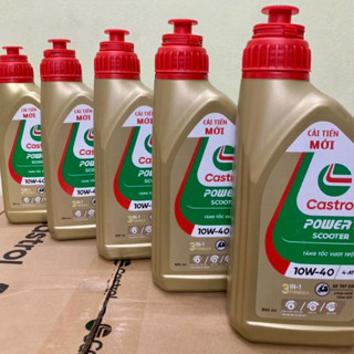 Combo 10 chai dầu nhớt Castrol 10W40 dành cho xe máy