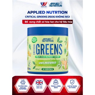 Bột rau củ Applied Nutrition Critical Greens chính hãng hỗ trợ giảm cân, detox giải độc gan, bổ sung chất xơ