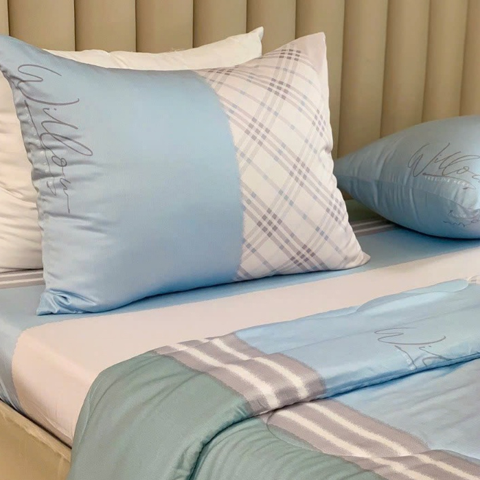 [100% TENCEL] BỘ CHĂN GA LỤA TENCEL CAO CẤP drap bọc, bo chun họa tiết trang nhã, SIÊU MỀM MỊN, THOÁ