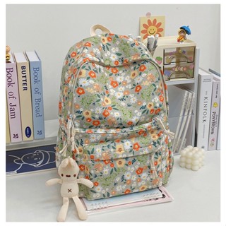 Balo hoa nhí Xinh Xinh Viber hàn quốc, cặp sách họa tiết nữ tính đi học cỡ to, túi du lịch mẫu mới