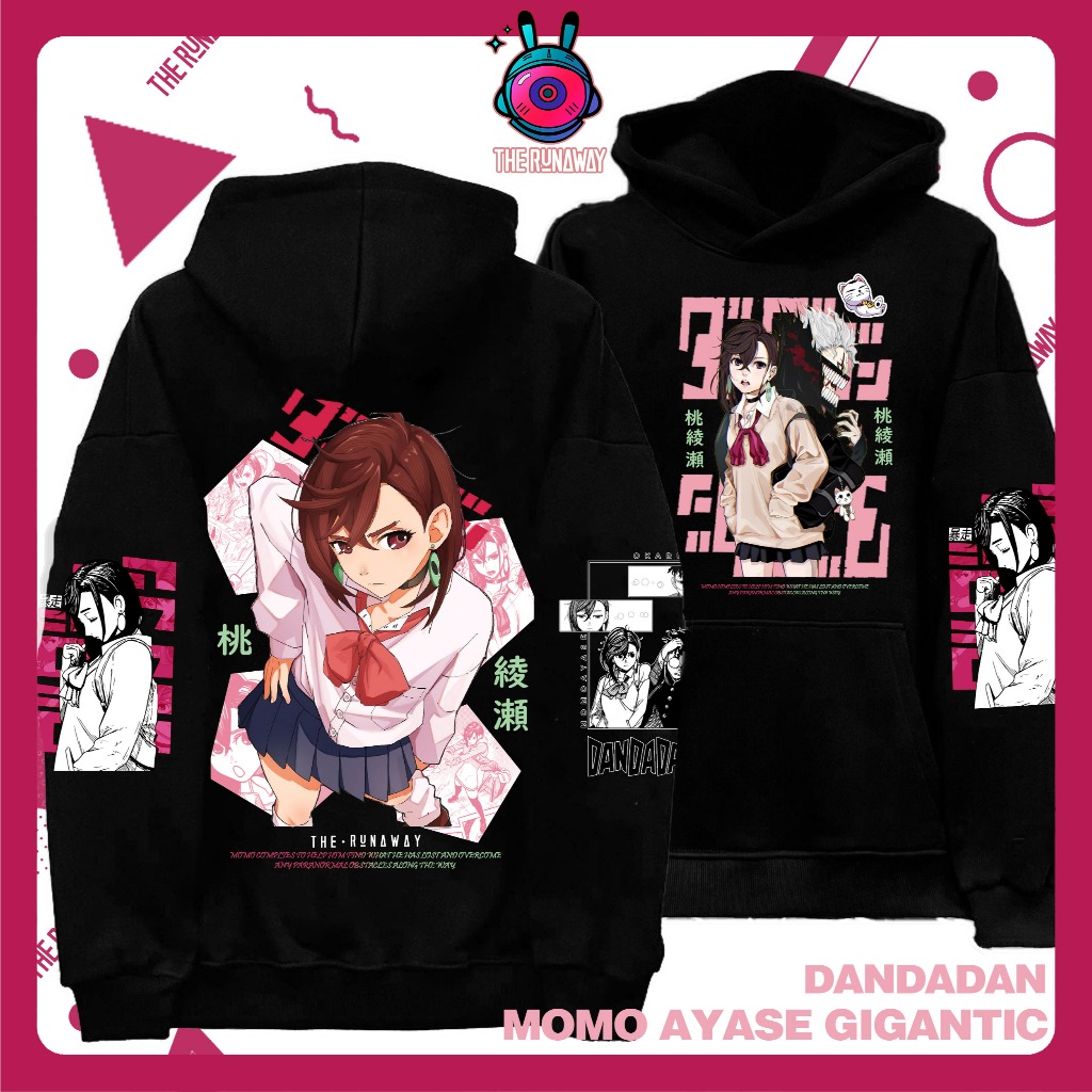 Áo Hoodie Dandadan : Momo Ayase Gigantic Nỉ bông cho Nam/ Nữ by The Runaway