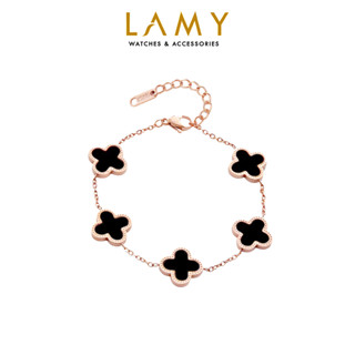 Vòng tay nữ LAMY Five Four Leaf Clovers Bracelet Silver 2026