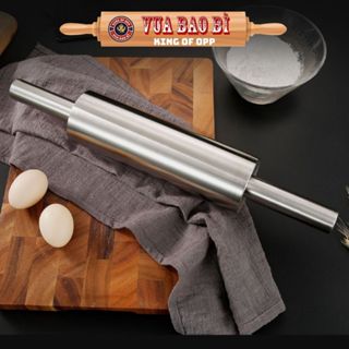 Cây lăn bột, cán lăn bột làm bánh bằng thép không gỉ, an toàn, tiện lợi - VUA BAO BÌ