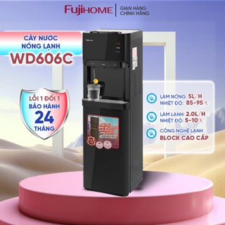  Cây nước nóng lạnh Nhập Khẩu bình âm Fujihome bình nước uống trực tiếp 3 vòi khoá vòi nóng an toàn dispenser water 
