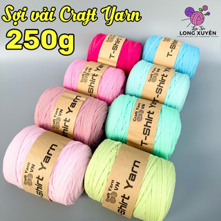  Sợi vải Craft Yarn T-Shirt Yarn 250g 
