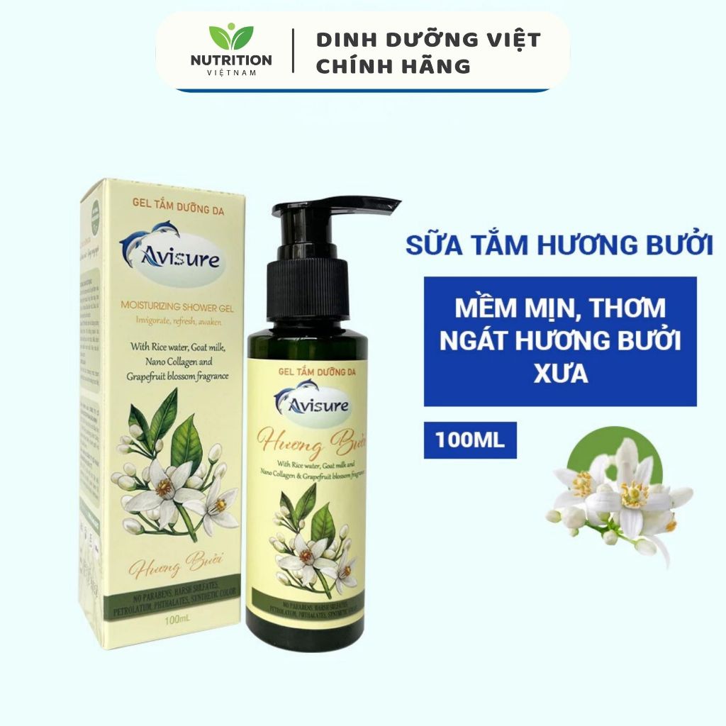 Sữa tắm hương bưởi, Kem dưỡng, Lịch hoa Avisure