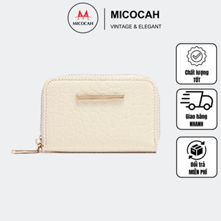 Ví Nữ Mini Cầm Tay Hàng Hiệu MICOCAH Đựng Tiền Phối Vân Da Rắn Nhỏ Gọn Giá Rẻ MC49 - MICOCAH