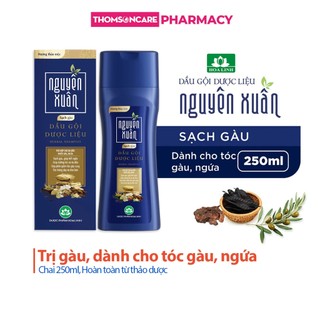  Dầu gội Nguyên xuân giảm gàu hết ngứa do gầu ngăn ngừa tóc gãy rụng khô xơ chai 250ml từ thảo dược 