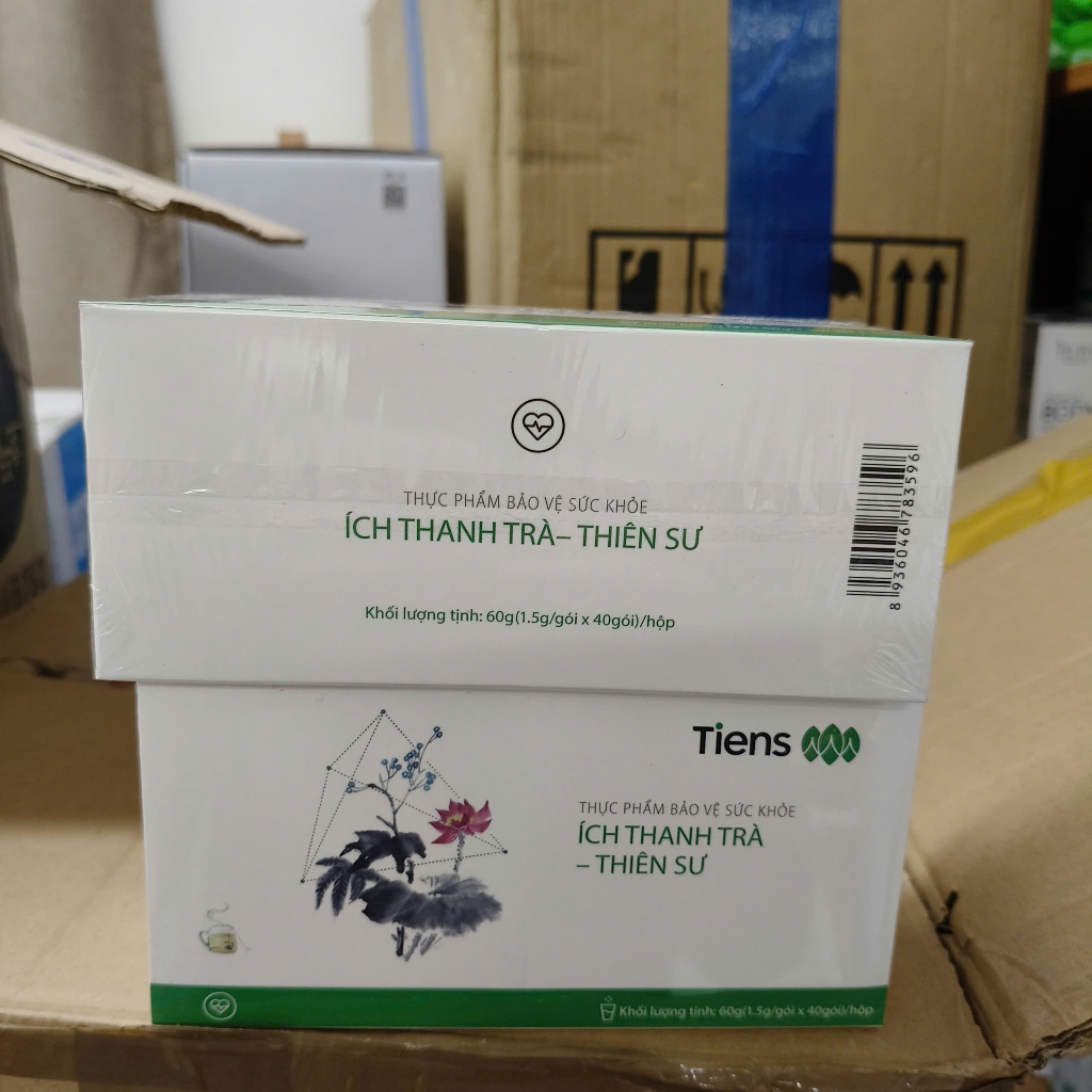 Ích Thanh Trà Thiên Sư Hỗ trợ giảm mỡ máu hộp 40 gói