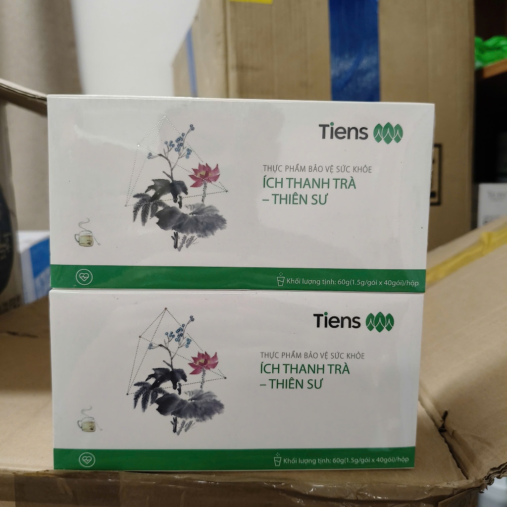 Ích Thanh Trà Thiên Sư Hỗ trợ giảm mỡ máu hộp 40 gói