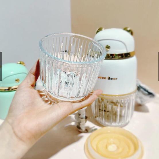 Phụ kiện rời máy xay Coco Bear Gấu, Mèo 8 lưỡi xay đồ ăn dặm cho bé Goodbabyvn