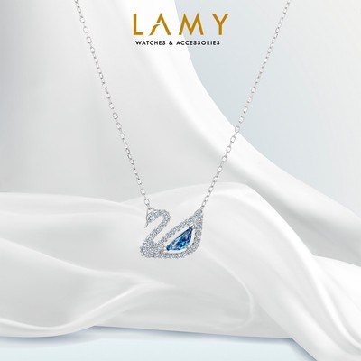 Dây chuyền thiên nga LAMY Crystal Swan Necklace Blue 6042