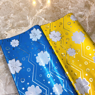 (Set 10 tờ) Giấy kiếng gói quà nhiều màu (70x100cm)