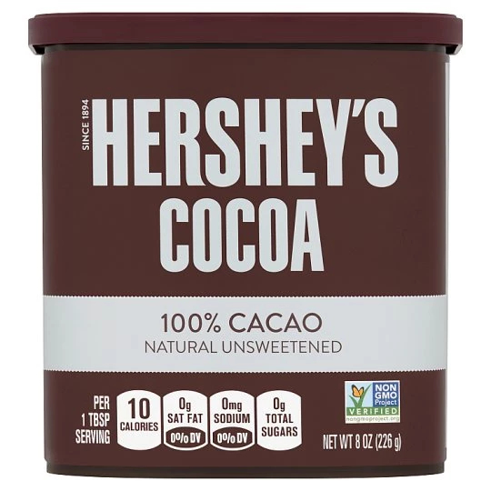 Bột cacao Hershey's Natural Unsweetened 100% Cocoa powder - 226gr