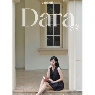 GERME | DESIGN Set đồ nữ Áo ghile Dara Top thắt nơ kẹp AVNH072402, Váy nữ Dara Skirt dáng ngắn xếp ly VVNH072403