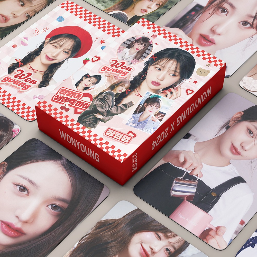 IVE WonYoung Album Lomo Card Kpop Photocards Bưu Thiếp Series