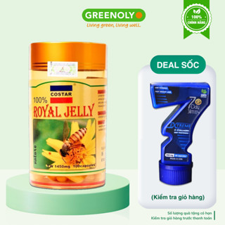 Sữa Ong Chúa Costar Royal Jelly 1450mg 365 viên hỗ trợ dưỡng ẩm, làm đẹp da