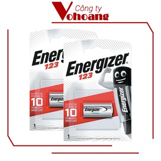 Bộ 2 pin energizer 123 lithium 3v