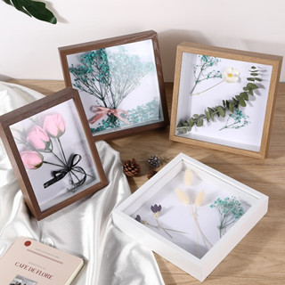Khung  Ảnh Vuông sâu lòng 2cm, 5cm trưng bày hoa khô, tiêu bản, tranh handmade, đồ thủ công Khung Hộp 3D Làm Handmade