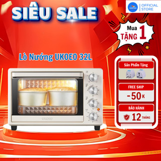 Lò nướng UKOEO 32L, 52L (bản nội địa) Nướng Bánh, Nướng Thịt, Chiên Không Dầu - Sỉ Gia Dụng