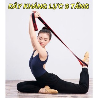 Dây Kháng Lực Taekwondo, Yoga, Võ Thuật, đàn hồi có 8 tầng lực tiện dụng có 7 màu chọn lựa