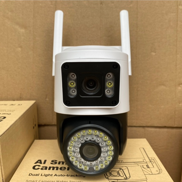 Camera Wifi Yoosee 2 Mắt Ngoài Trời Q42D - Hình Ảnh Sắc Nét Góc Quan Sát Rộng - Xoay 4 Chiều Đàm Thoại 2 Chiều Tiện Lợi | BigBuy360 - bigbuy360.vn