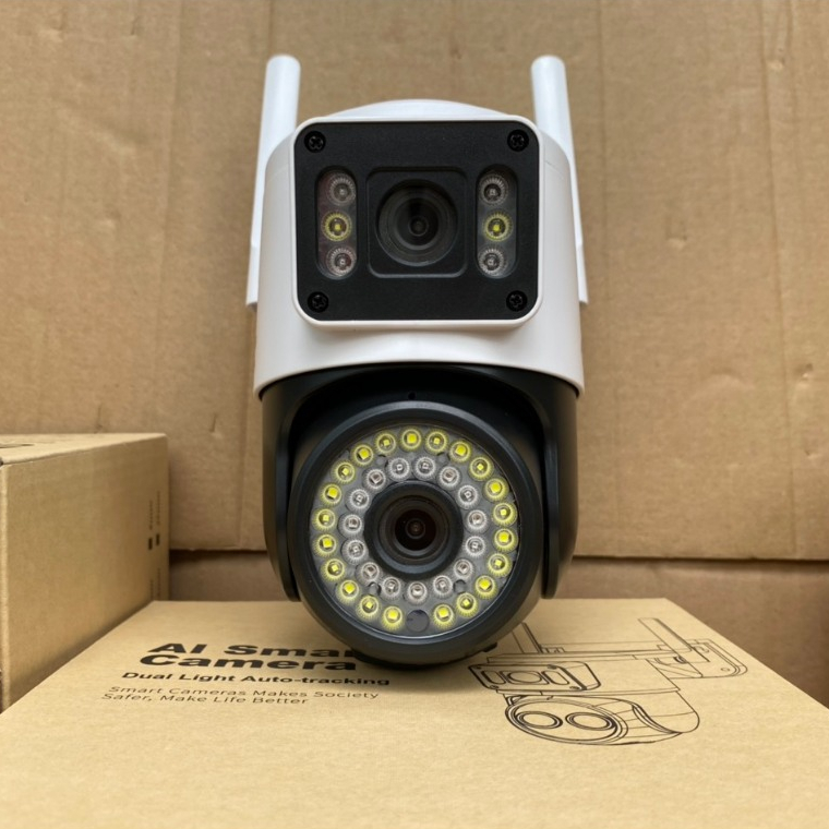 Camera Wifi Yoosee 2 Mắt Ngoài Trời Q42D - Hình Ảnh Sắc Nét Góc Quan Sát Rộng - Xoay 4 Chiều Đàm Thoại 2 Chiều Tiện Lợi | BigBuy360 - bigbuy360.vn
