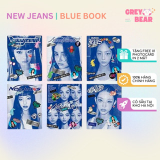 OFFICIAL Album NewJeans 1st EP - New Jeans - Blue Book Ver - Nguyên Seal Chính Hãng 100% & Có Sẵn - Grey Bear Gift Shop