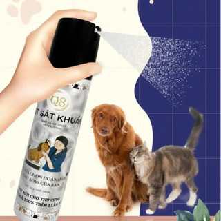 Xịt khử mùi sát khuẩn Q8 lọ 300ml