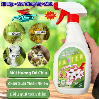 Chai Xịt Rệp Cho Cây Cảnh Thảo Mộc FATER 500ml Xịt Rệp Sáp, Rệp Xanh, Rệp Vàng Sinh Học Cho Cây Cảnh An Toàn, Hiệu Quả